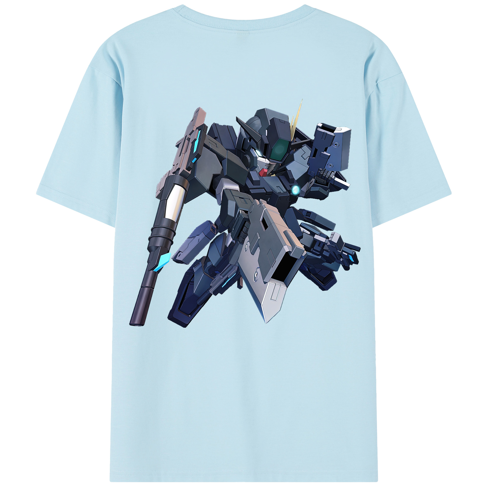 （画像用） 機動戦士ガンダム Mobile Suit Gundam 綿100％半袖Tシャツ（背面プリント）